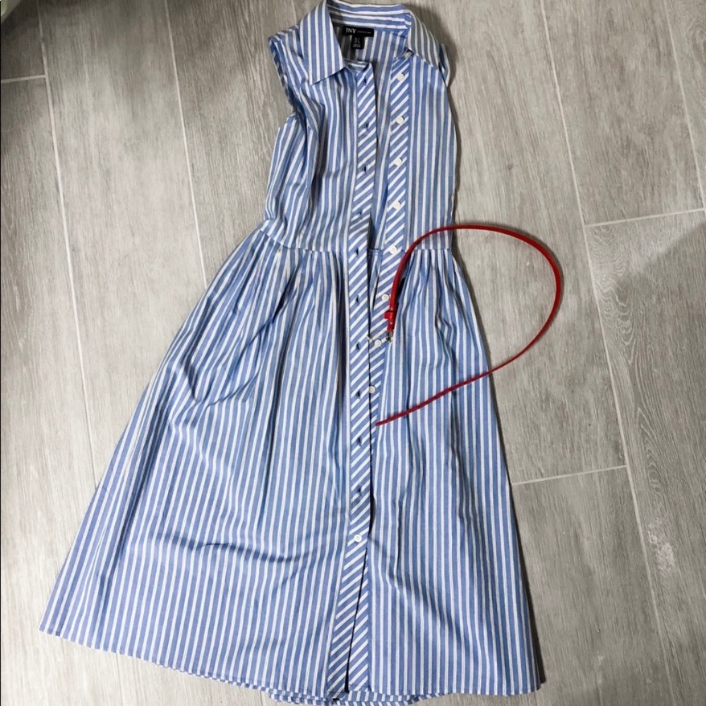 Oxford button down dress